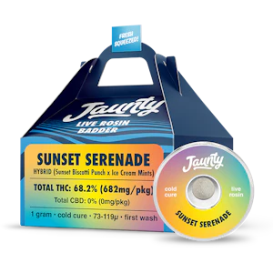JAUNTY - Sunset Serenade | 1G Live Rosin Badder