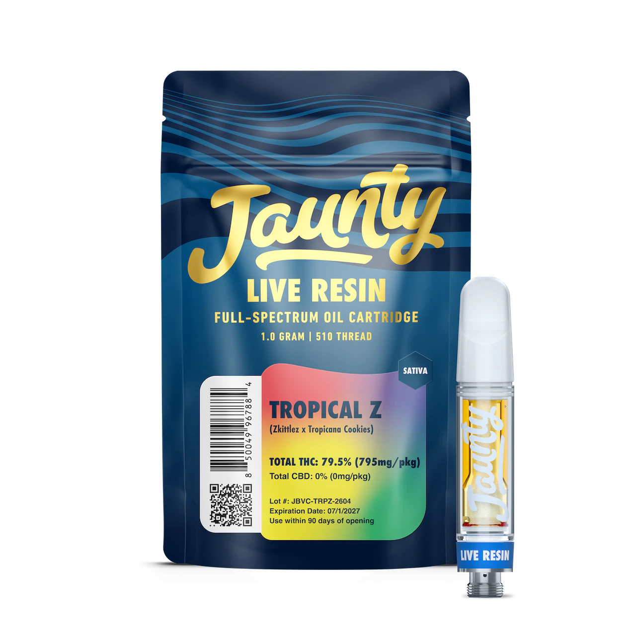 Jaunty - Jaunty | Tropical Z | Live Resin | Cart | 1g Main Image