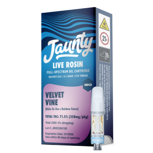 JAUNTY - Velvet Vine | Live Rosin | 0.5g