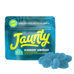 JAUNTY - Jaunty - Blueberry Lemonade (10:5:2 THC:THCv:CBC) - 100mg - 10mg x 10ct - Edibles