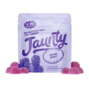 Jaunty - Jaunty - Solventless Hash Dreamberry - 100mg Gummies (1:1 THC:CBN) Main Image