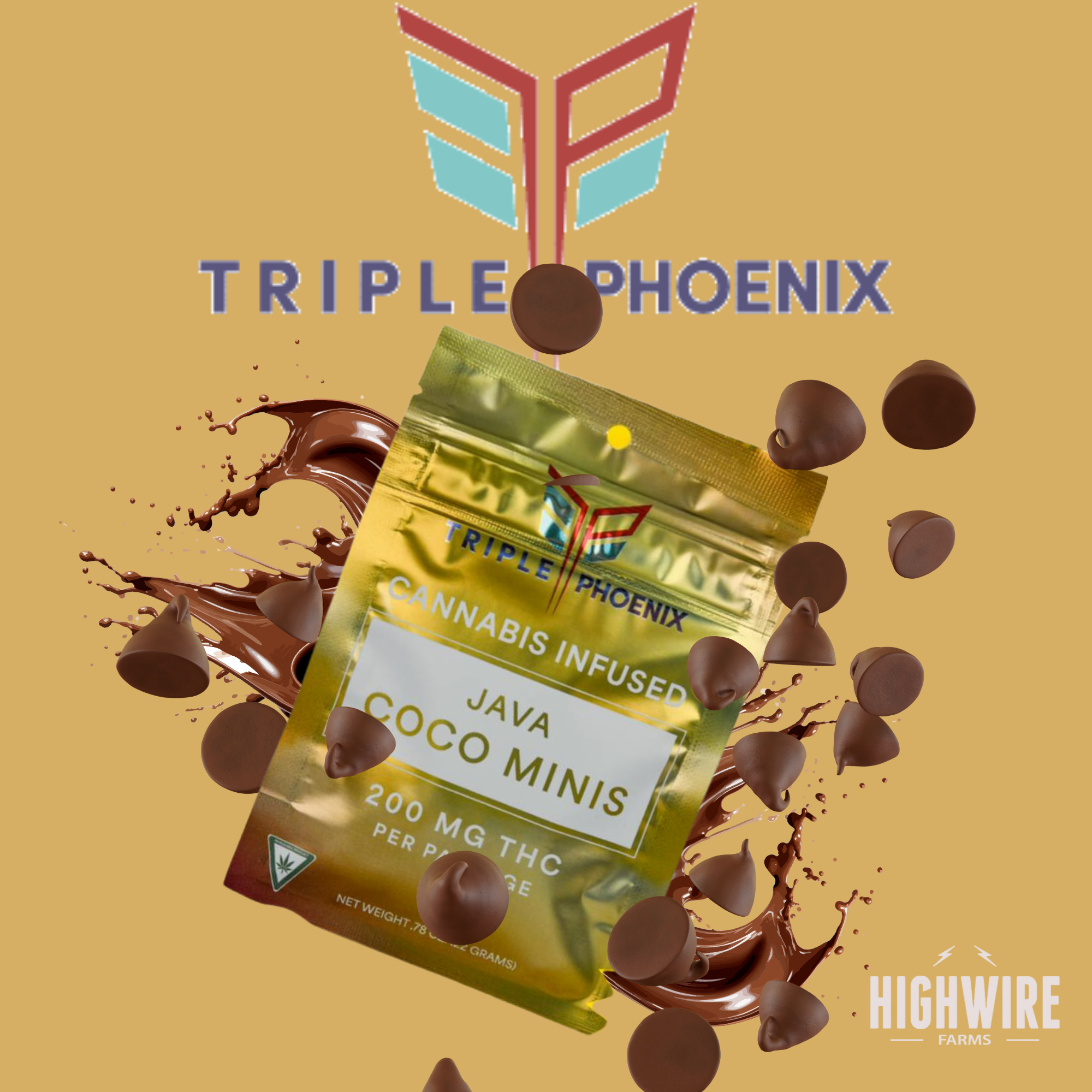 coco様 Triple Phoenix Java Coco Mini's (5mg X 40ct) 200mg - Hig