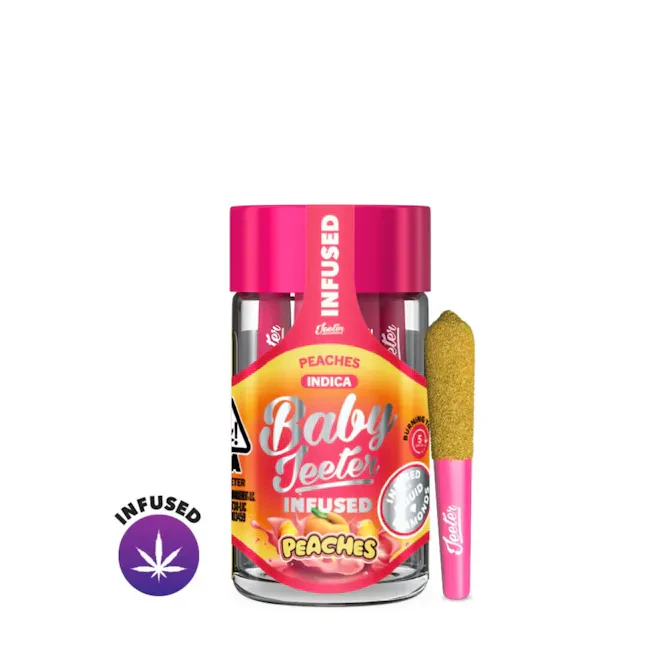 Jeeter - Jeeter - Peaches Infused Preroll 5pk 2.5g Main Image