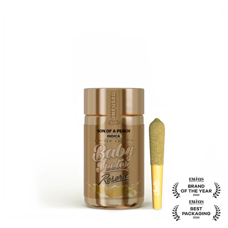 Jeeter - Jeeter - Reserve Son of a Peach Infused Preroll 5pk 2.5g Main Image
