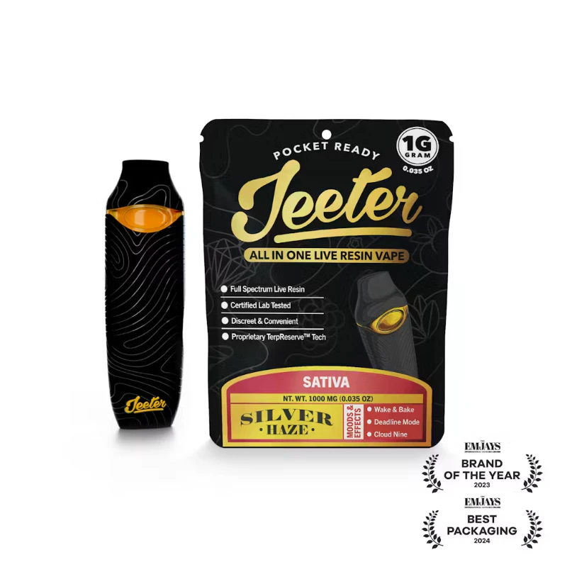 Jeeter - Jeeter - Silver Haze Live Resin AIO 1g Main Image
