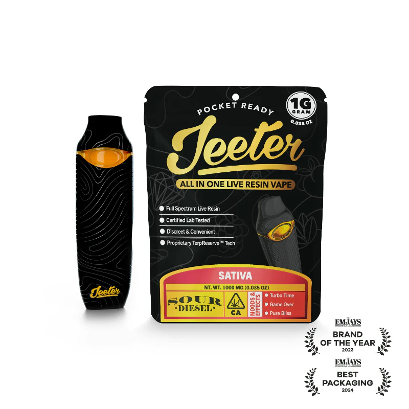 Jeeter - Jeeter - Sour Diesel Live Resin AIO 1g Main Image