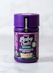 JEETER - Jeeter Baby Infused 5pk Prerolls 2.5g Grapefruit Romulan