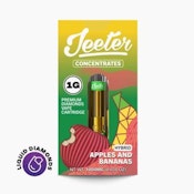 JEETER CART: Apples & Bananas 1g Premium Liquid Diamonds Vape Cartridge (H)
