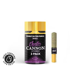JEETER - Peanut Butter Breath (I) 38.73% | Jeeter | Cannon Live Resin - 3 Pack