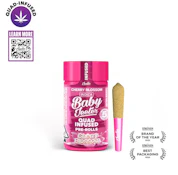 BABY JEETER - Infused Prerolls - Cherry Blossom - Quad Infused - 5PK - 2.5G