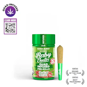 Jeeter - BABY JEETER - Infused Prerolls - Guava Burst - Quad Infused - 5PK - 2.5G
