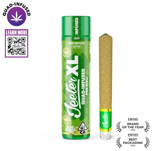 Jeeter - Jeeter XL | Iced Matcha | Quad-Infused Pre-Roll | 2g Main Image