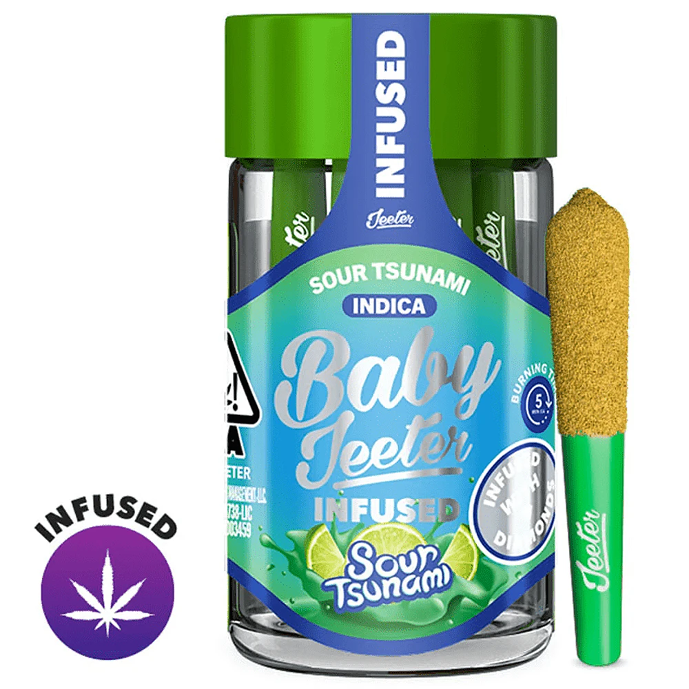 Jeeter - Sour Tsunami - Infused Preroll 5pk (2.5g) Main Image