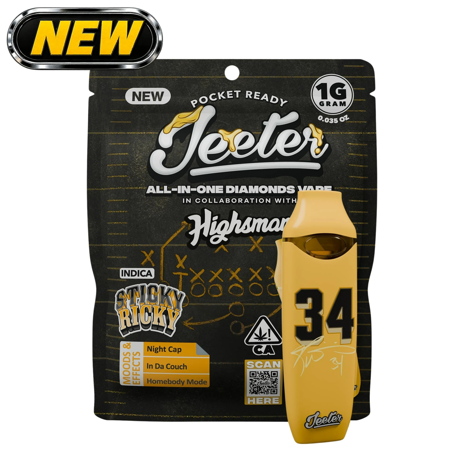 Jeeter - Jeeter | Sticky Ricky | All In One | [1g] | Indica Main Image