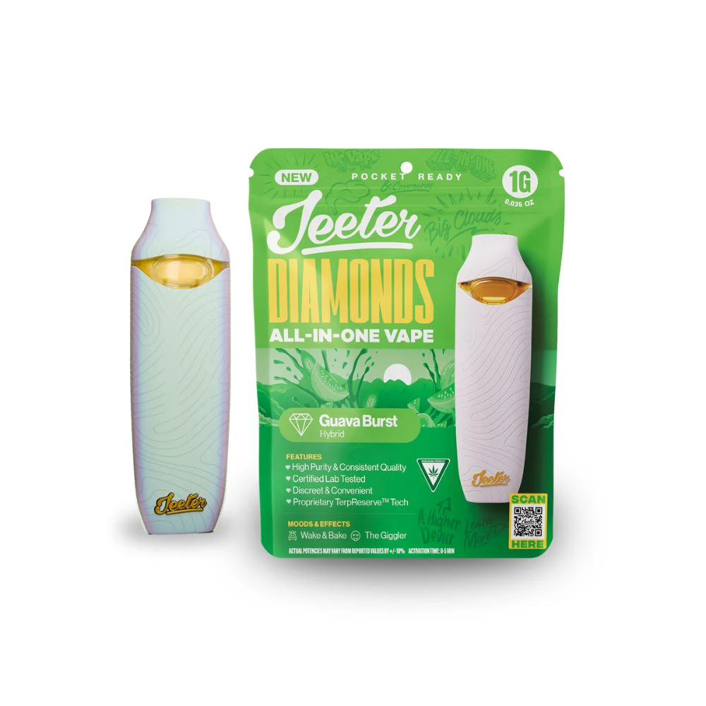 Jeeter - Guava Burst 1g Diamonds Disposable - JEETER Main Image