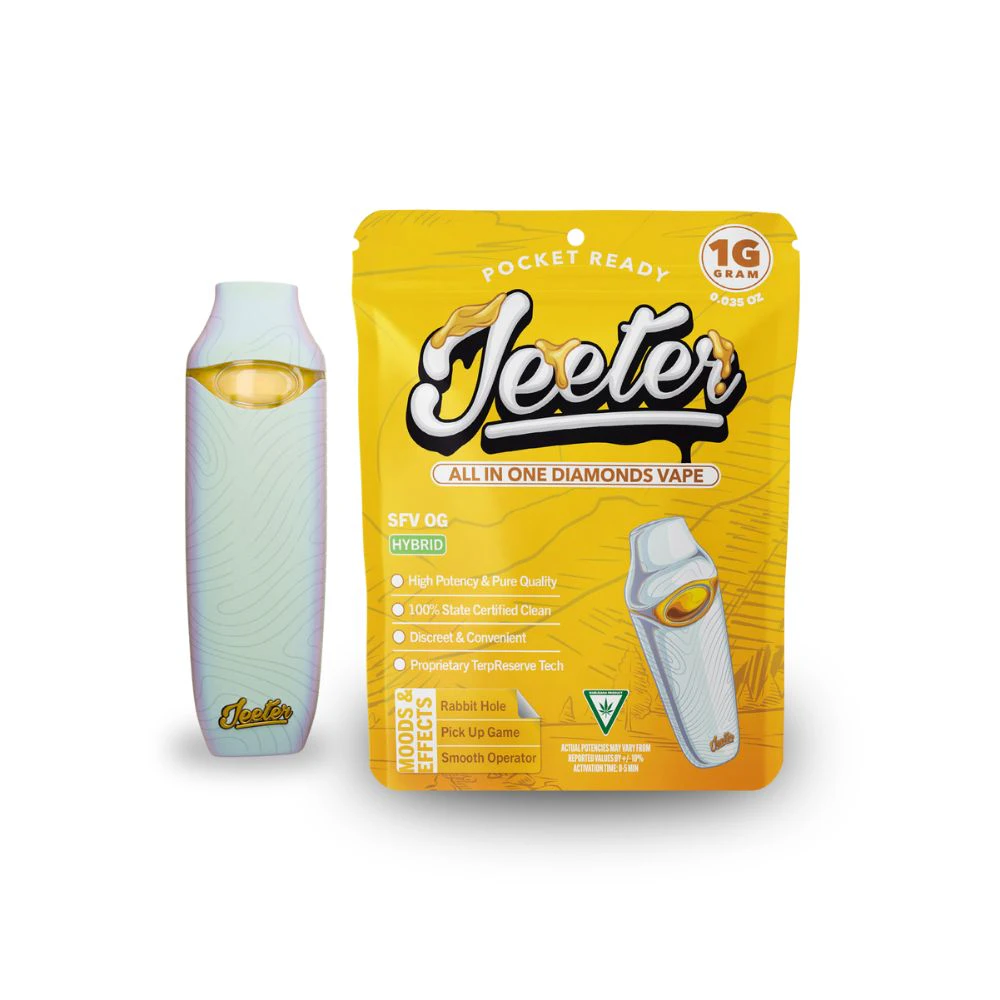 Jeeter - SFV OG 1g Diamonds Disposable - JEETER Main Image