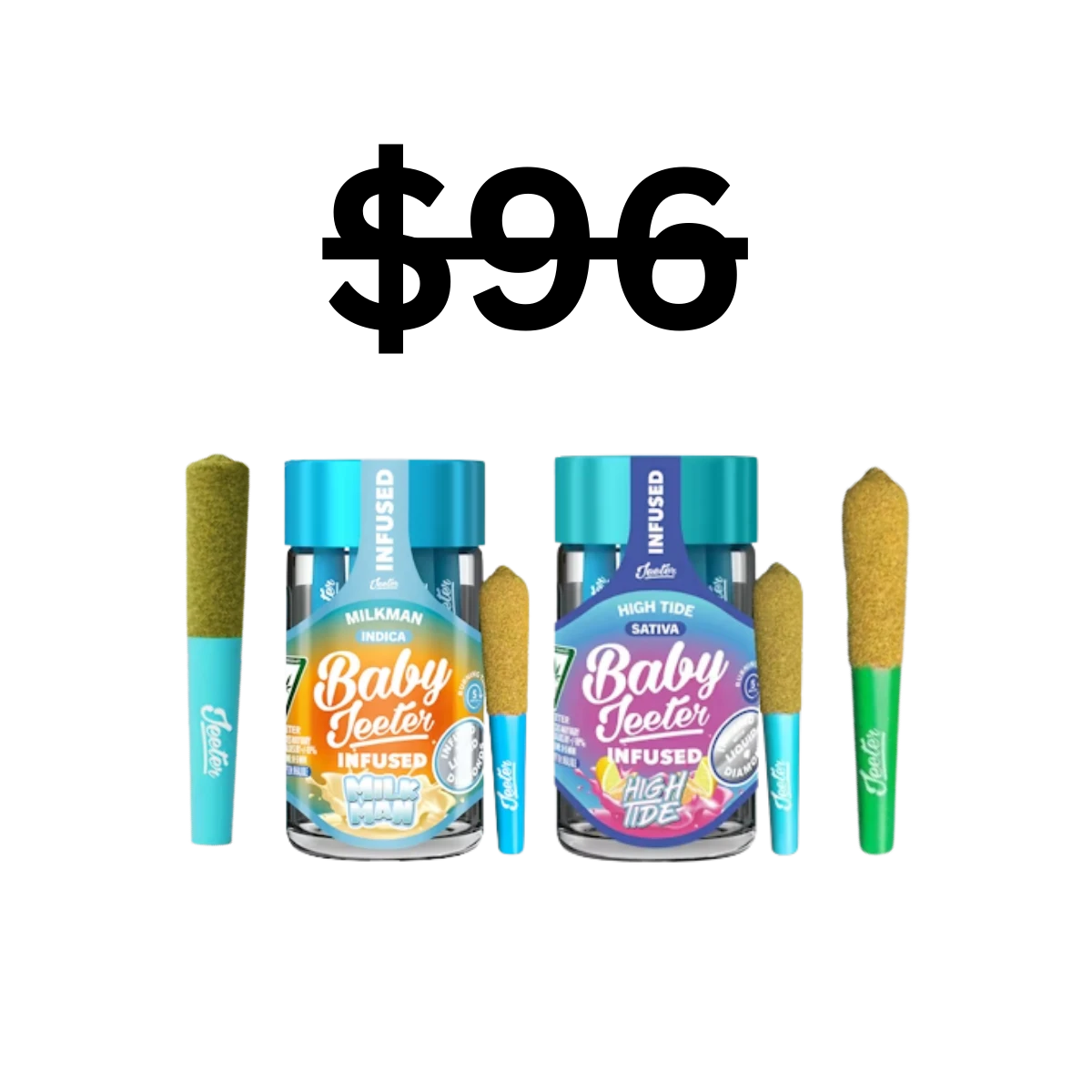Jeeter - Jeeter Variety Bundle | 2x .5g 5pks + 2x .5g Singles | Jeeter Main Image