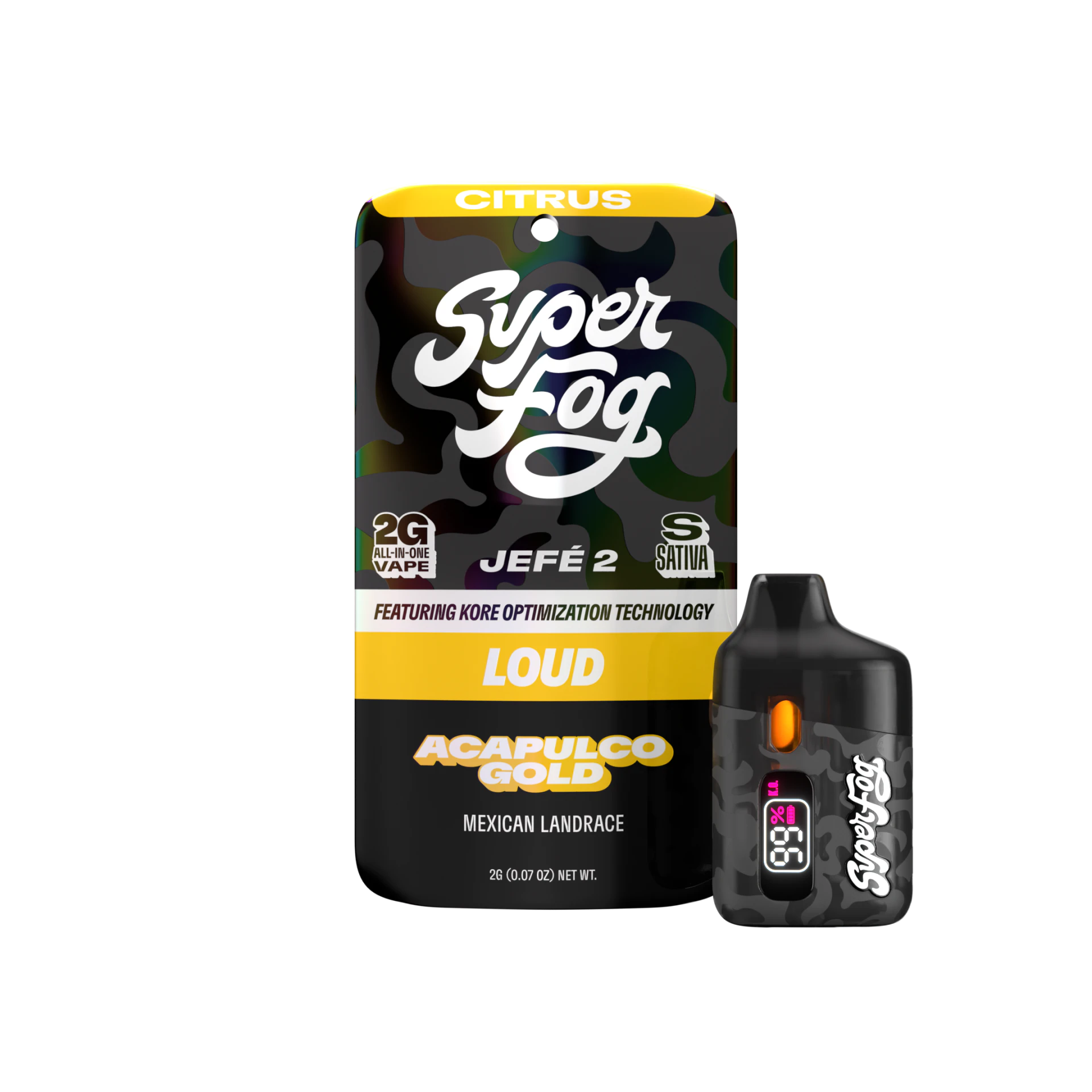 MFused | SuperFog - LOUD 2g Jefe 2 XL - Acapulco Gold Main Image