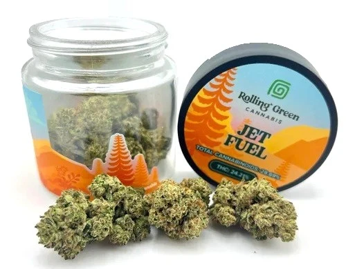 Rolling Green - Jet Fuel | Flower | 3.5g | Rolling Green Main Image