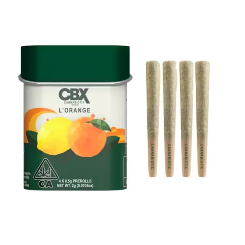 CBX: Cannabiotix - L'Orange | Pre-Rolls 4-Pack | 2g Main Image