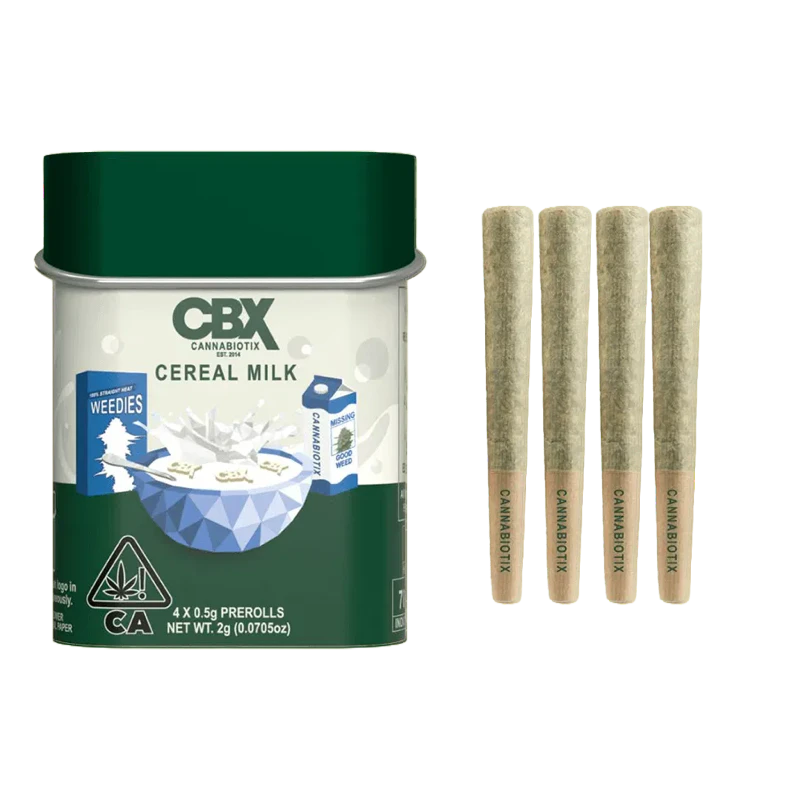 CBX: Cannabiotix - Cereal Milk | Pre-Rolls 4-Pack | 2g Main Image