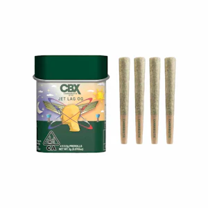 CBX - Jet Lag OG Pre-Roll 0.5g x 4pk