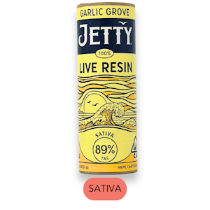 JETTY EXTRACTS - Jetty - Live Resin - Garlic Grove - Vape Cart - 1.0g