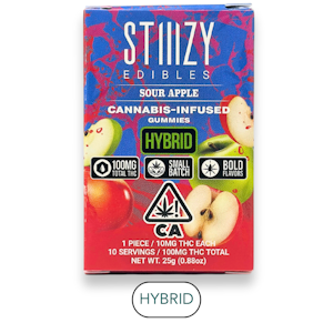 STIIIZY - Stiiizy - Sour Apple - Gummies - 10pk - 100mg