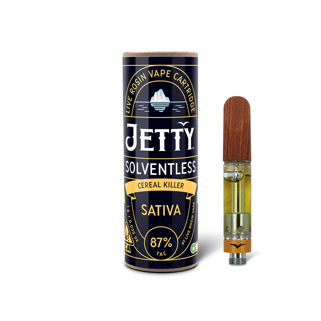 Jetty Extracts - Jetty Extracts - 1g Solventless Cartridge - Cereal Killer Main Image