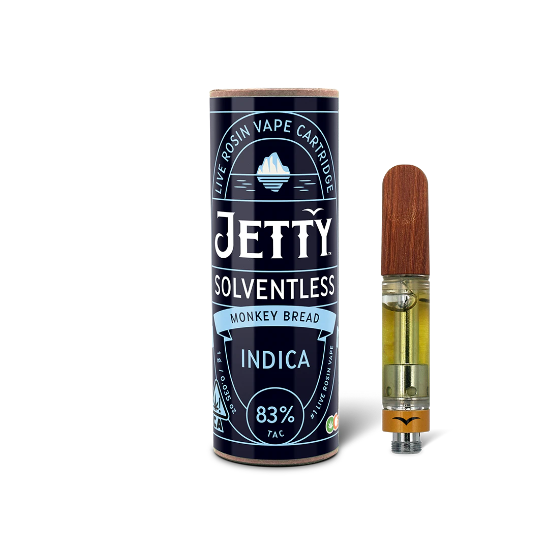 Jetty Extracts - Jetty Extracts - 1g OCal Solventless Cartridge - Monkey Bread  Main Image