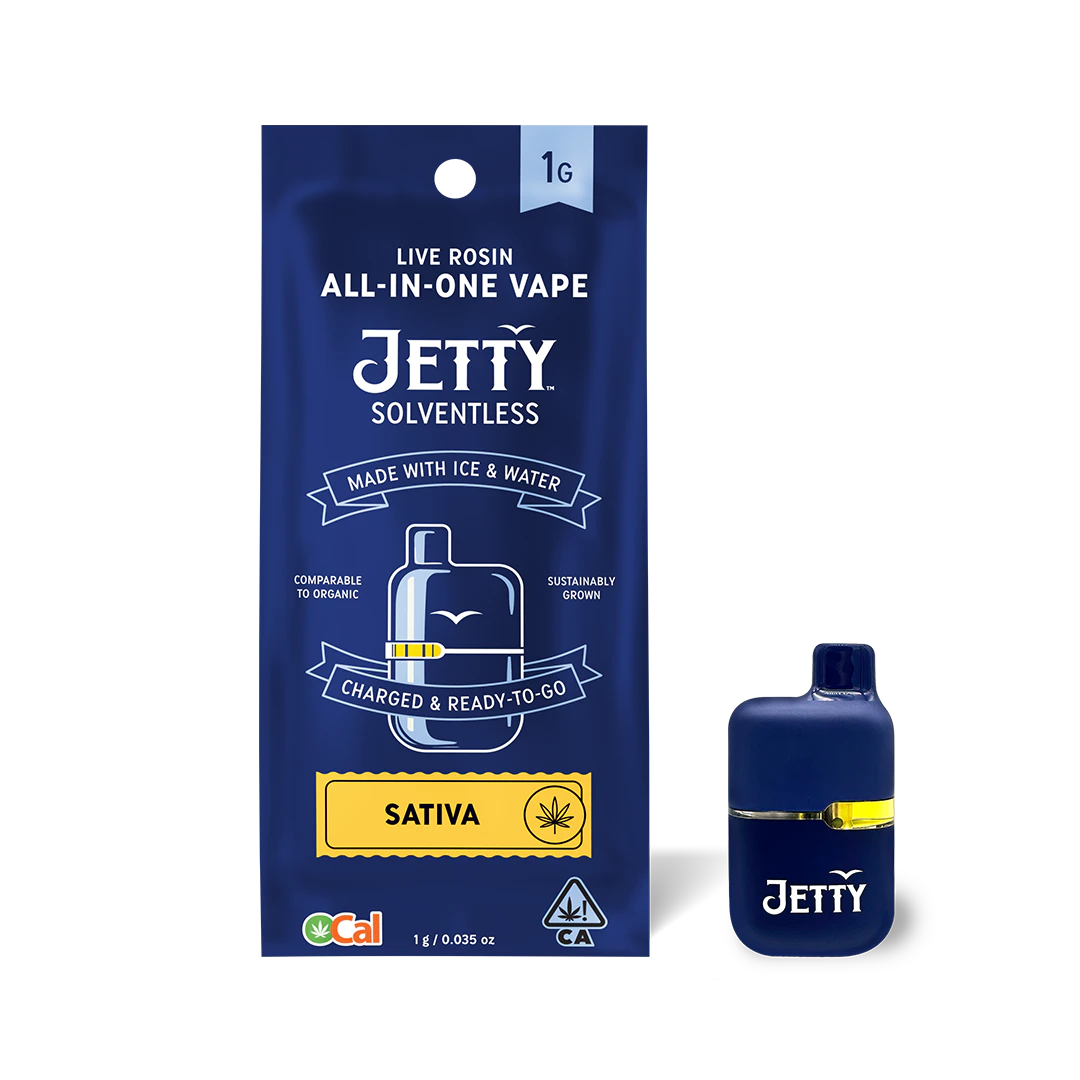Jetty Extracts - Jetty Extracts - 1g Mini Tank OCal Solventless AIO - Tropicana Cookies Main Image