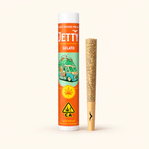 Jetty | 1g Infused Pre-Roll | Gelato x White Rainbow | Hybrid