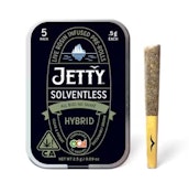 Jetty .5g White Cookies x Hashburger Solventless Infused Preroll 5pk