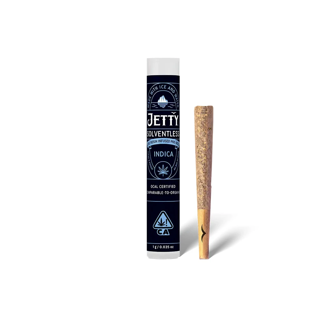 Jetty Extracts - Jetty - Preroll- Grape Gas x Sour Diesel Solventless - 1g Main Image