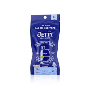 JETTY - JETTY EXTRACTS - All In One - GMO - Live Rosin - Mini Tank - 1G