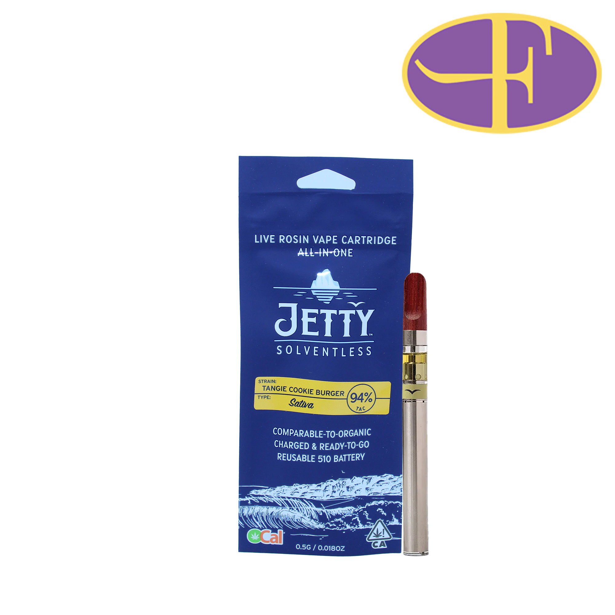 Jetty - Tangerine Cookie Burger Rosin AIO Main Image
