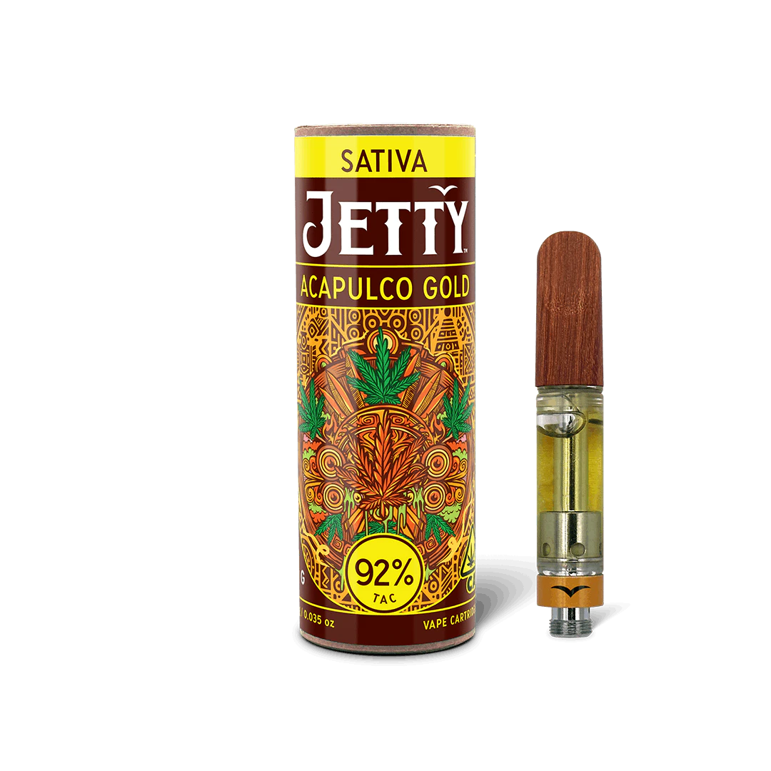 Jetty Extracts - Jetty - 1g Cartridge High THC (Acapulco Gold) Main Image