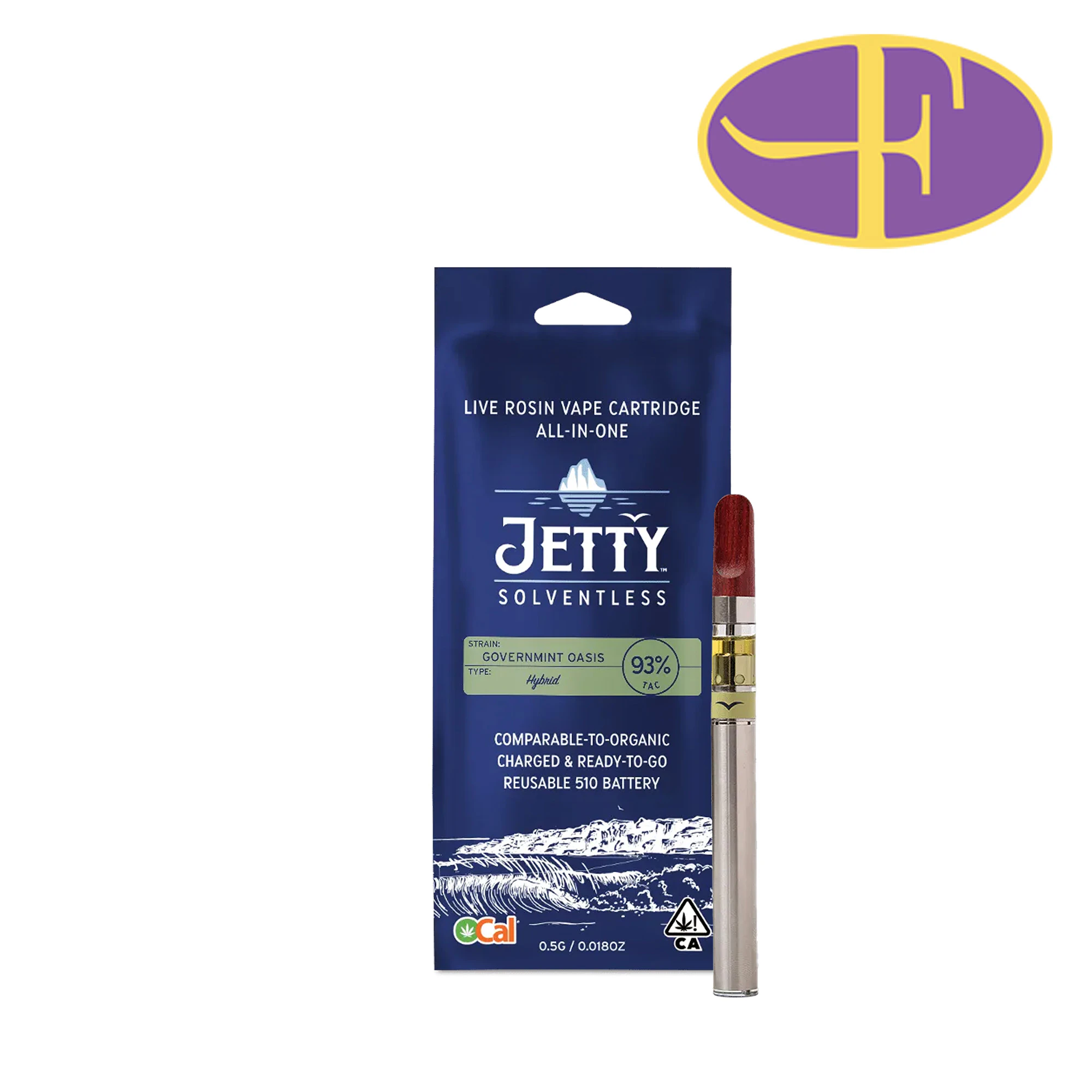 Jetty - Gov Oasis Rosin AIO Main Image