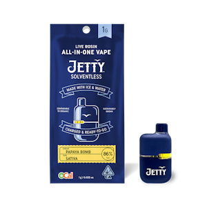 JETTY EXTRACTS - Jetty Papaya Bomb (S) Rosin AIO 1g