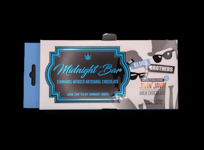 Midnight Roots - 200mg Midnight Bar - Jivin Java Milk Chocolate - Collaboration Bar