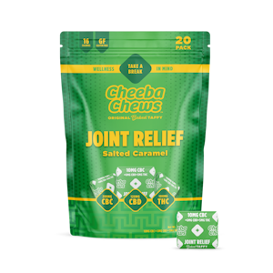 Cheeba Chews - Joint Relief | Taffy | 100mg/20 Pieces | Cheeba Chews