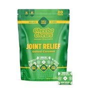 Edibles | Cheeba Chews | Joint Relief- Salted Caramel Taffy 1:1:2 CBC:CBD | 100mg