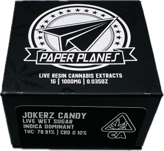 Paper Planes - Jokerz Candy 1g Live Resin Wet Sugar - Paper Planes
