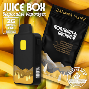 Northern Grown - Banana Fluff - 2g Disposable - Northern Grown