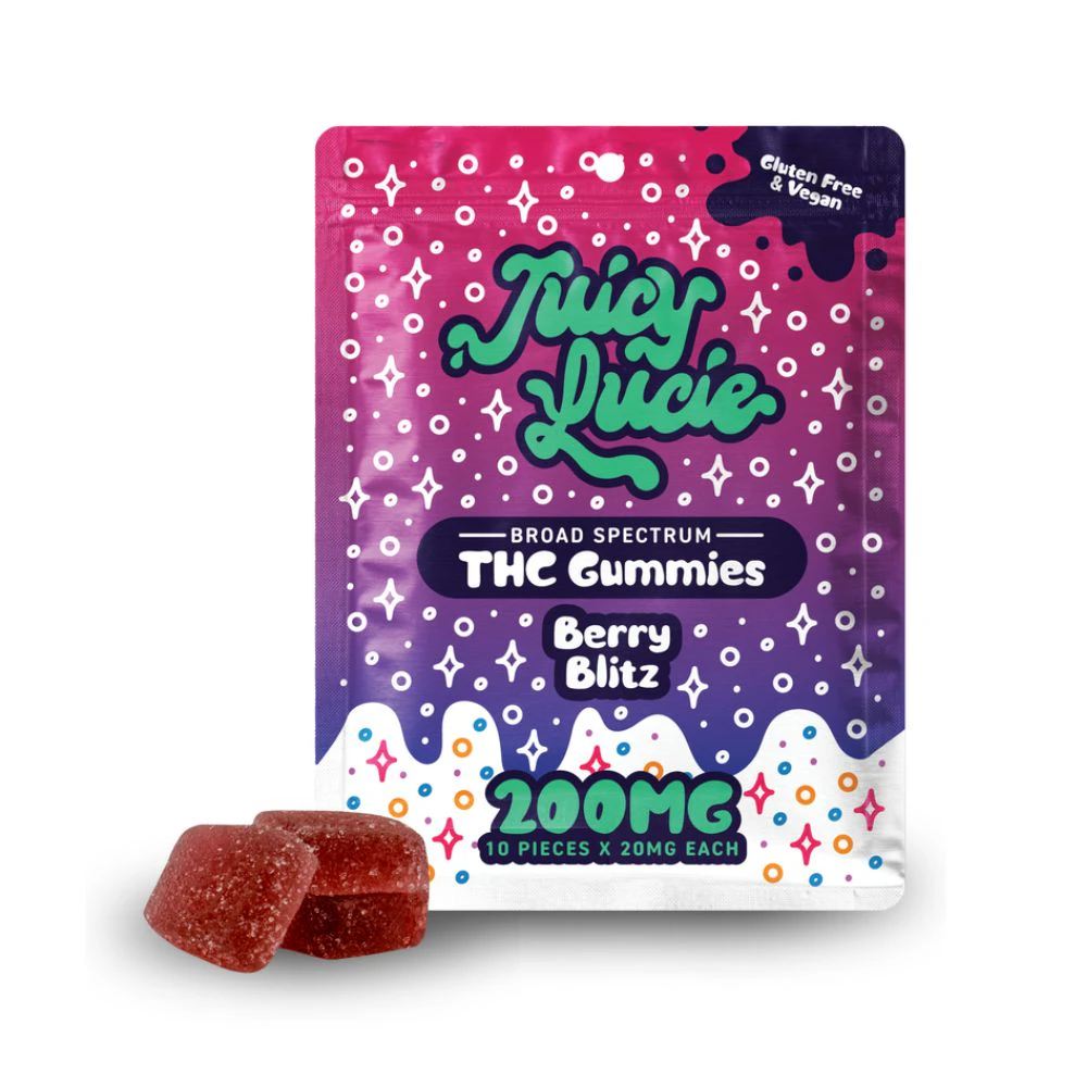 Juicy Lucie - Berry Blitz 200mg Gummies (10x20mg) - JUICY LUCIE Main Image