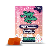 Strawberry Peach Pop 200mg Gummies (10x20mg) - JUICY LUCIE