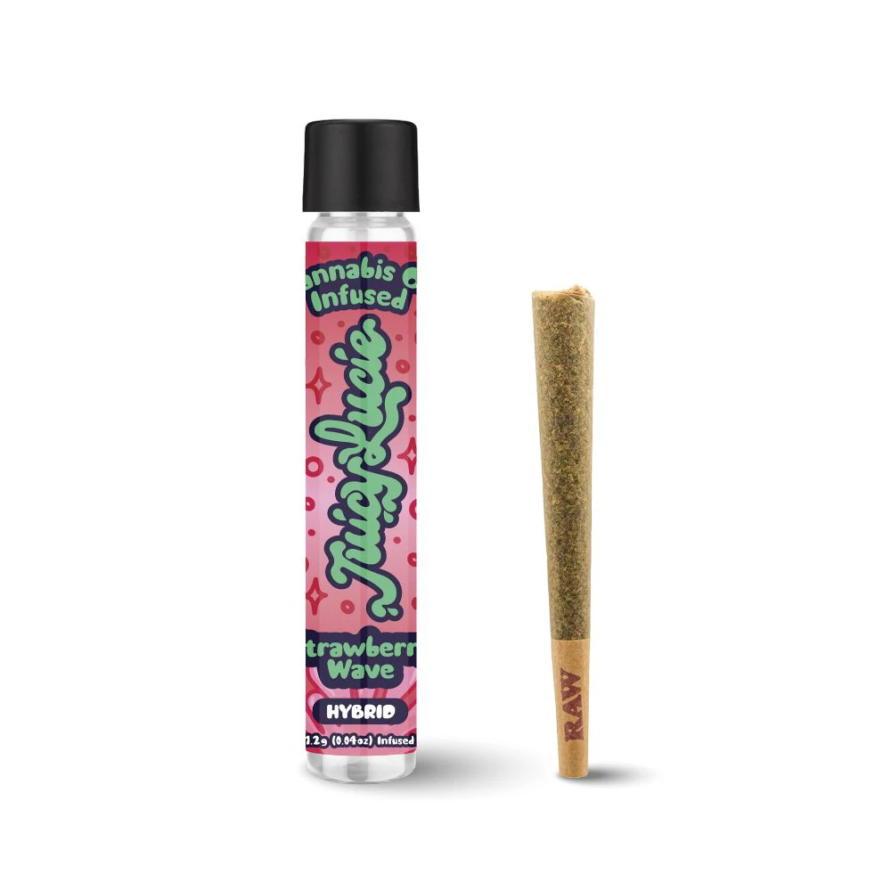 Juicy Lucie - Strawberry Wave 1.2g Infused Preroll - JUICY LUCIE Main Image