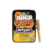 Juicy Papaya (I) | .65g 5pk Diamond Infused Jefferey Prerolls | West Coast Cure