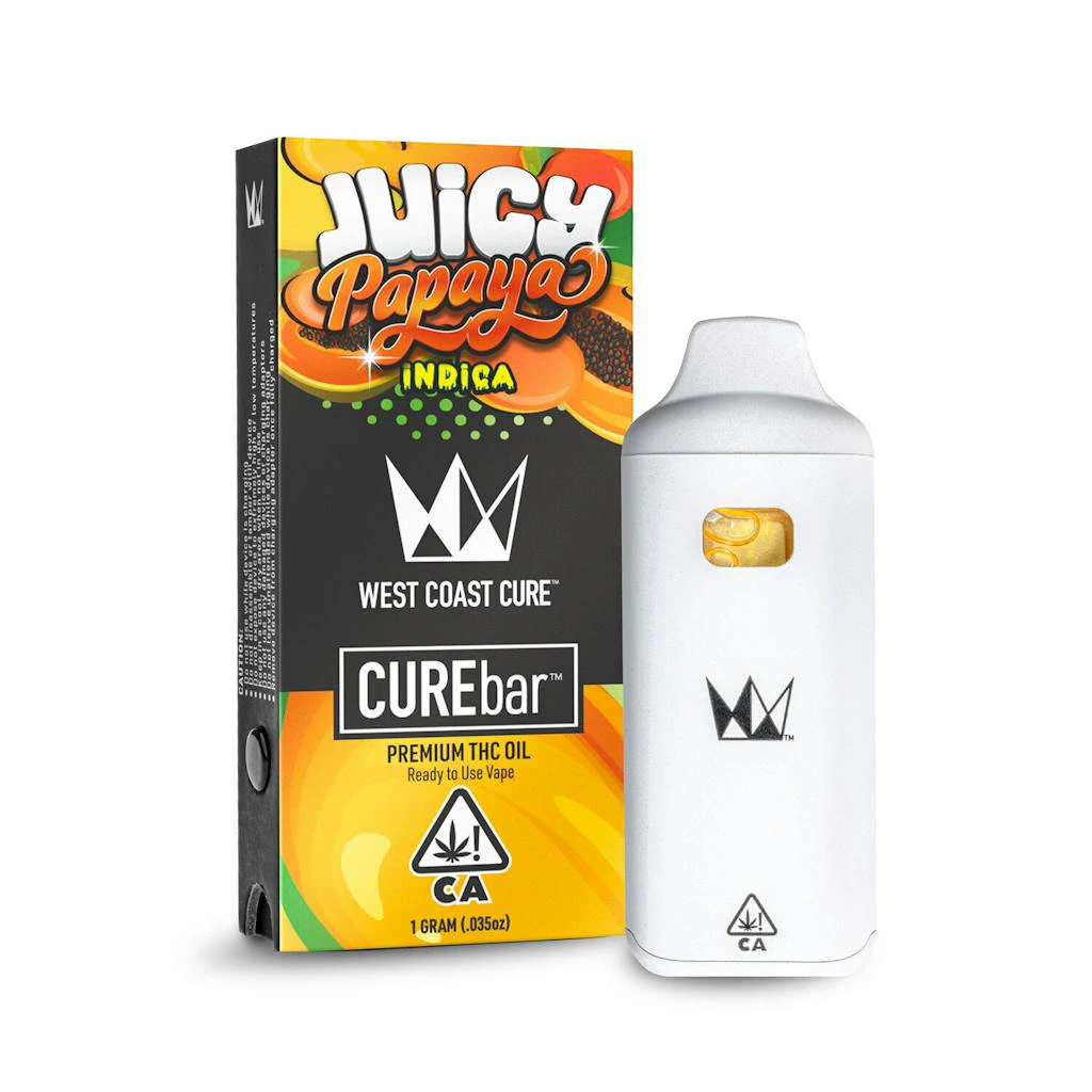 West Coast Cure - West Coast Cure Juicy Papaya CUREbar Disposable 1.0g Main Image