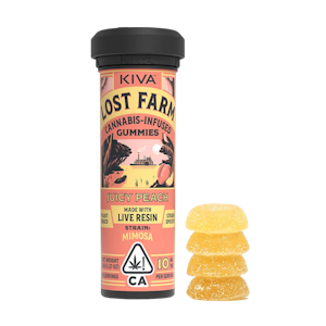 LOST FARM - Juicy Peach (Mimosa) (S) | 100mg Gummies | Lost Farm